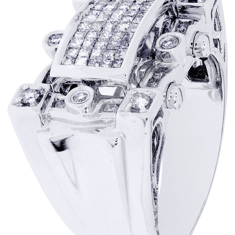 White Gold Mens Diamond Ring| 0.37 Carats| 13.7 Grams