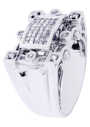 White Gold Mens Diamond Ring| 0.37 Carats| 13.7 Grams