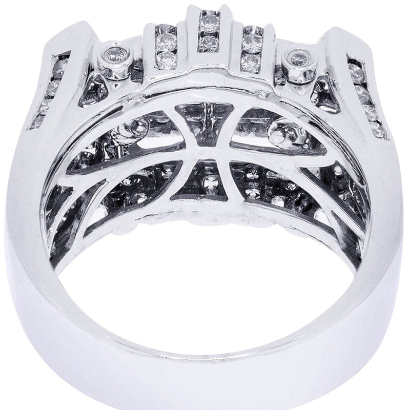 White Gold Mens Diamond Ring| 0.15 Carats| 15.75 Grams