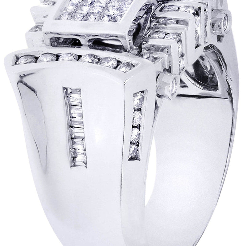 White Gold Mens Diamond Ring| 0.15 Carats| 15.75 Grams