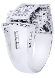 White Gold Mens Diamond Ring| 0.15 Carats| 15.75 Grams