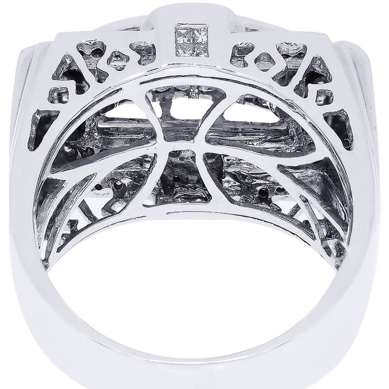 White Gold Mens Diamond Ring| 0.45 Carats| 16.78 Grams