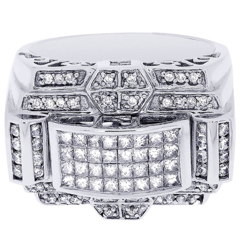 White Gold Mens Diamond Ring| 0.45 Carats| 16.78 Grams