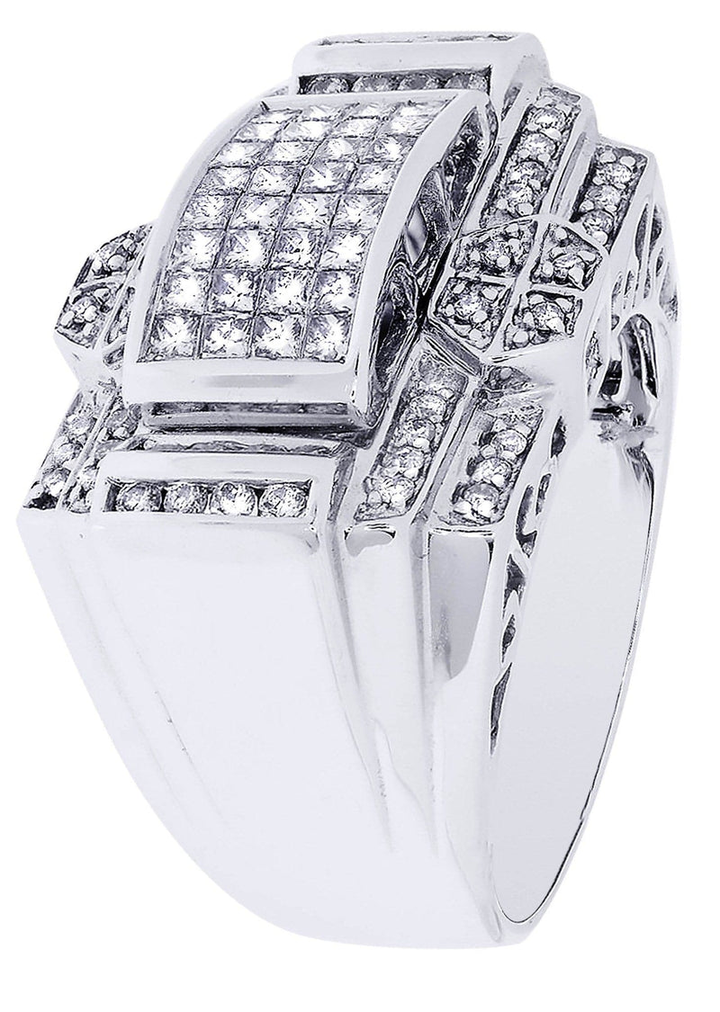 White Gold Mens Diamond Ring| 0.45 Carats| 16.78 Grams