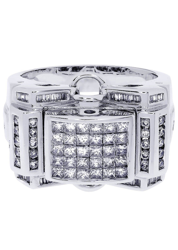White Gold Mens Diamond Ring| 0.29 Carats| 16.25 Grams