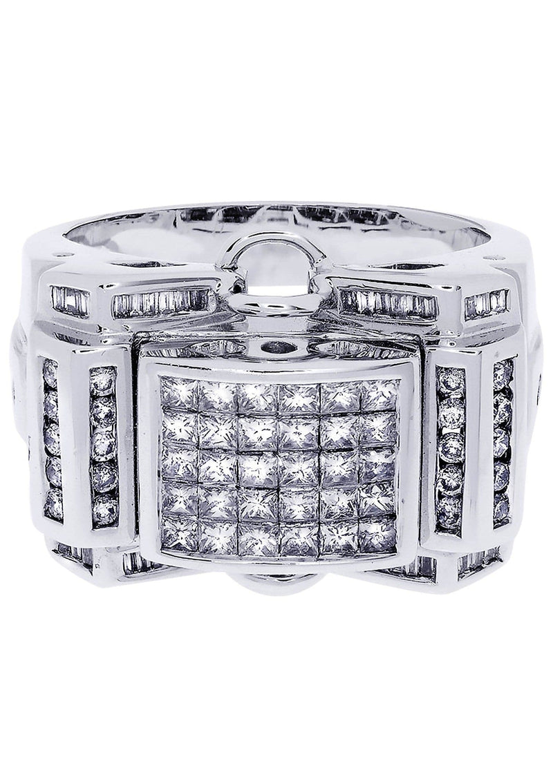 White Gold Mens Diamond Ring| 0.29 Carats| 16.25 Grams