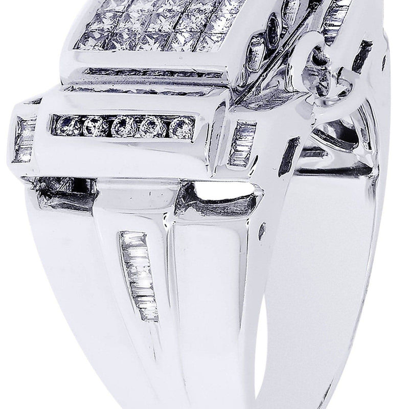 White Gold Mens Diamond Ring| 0.29 Carats| 16.25 Grams