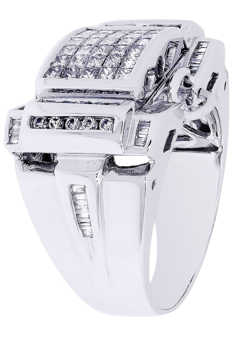 White Gold Mens Diamond Ring| 0.29 Carats| 16.25 Grams