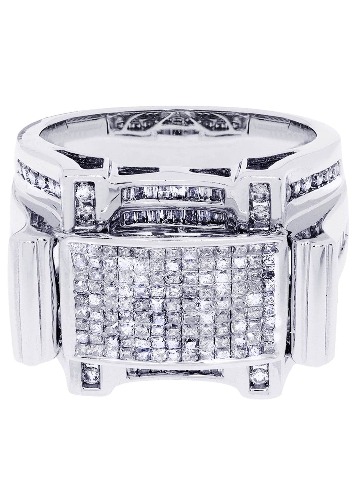 White Gold Mens Diamond Ring| 0.43 Carats| 17.78 Grams
