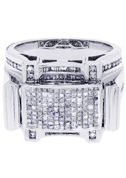 White Gold Mens Diamond Ring| 0.43 Carats| 17.78 Grams