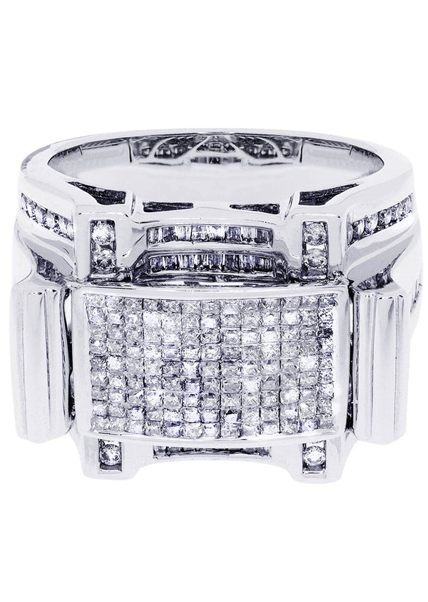 White Gold Mens Diamond Ring| 0.43 Carats| 17.78 Grams