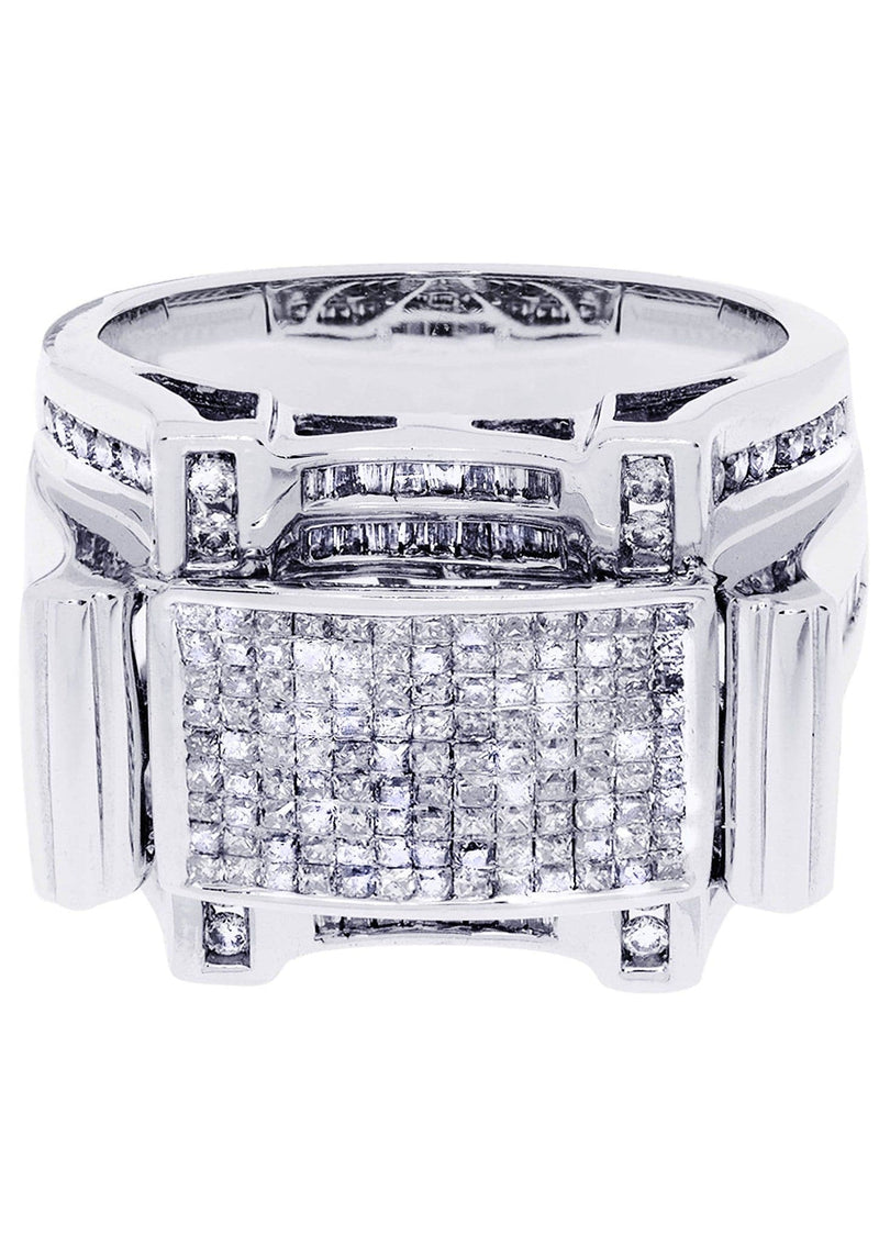 White Gold Mens Diamond Ring| 0.43 Carats| 17.78 Grams