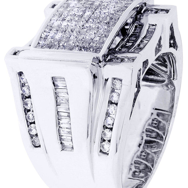 White Gold Mens Diamond Ring| 0.43 Carats| 17.78 Grams