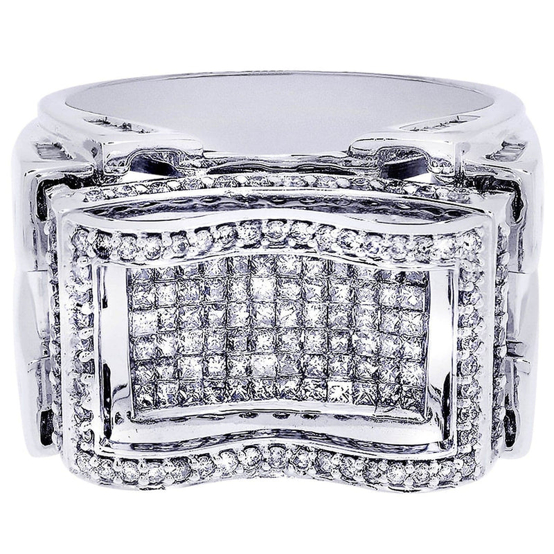 White Gold Mens Diamond Ring| 0.46 Carats| 17.2 Grams