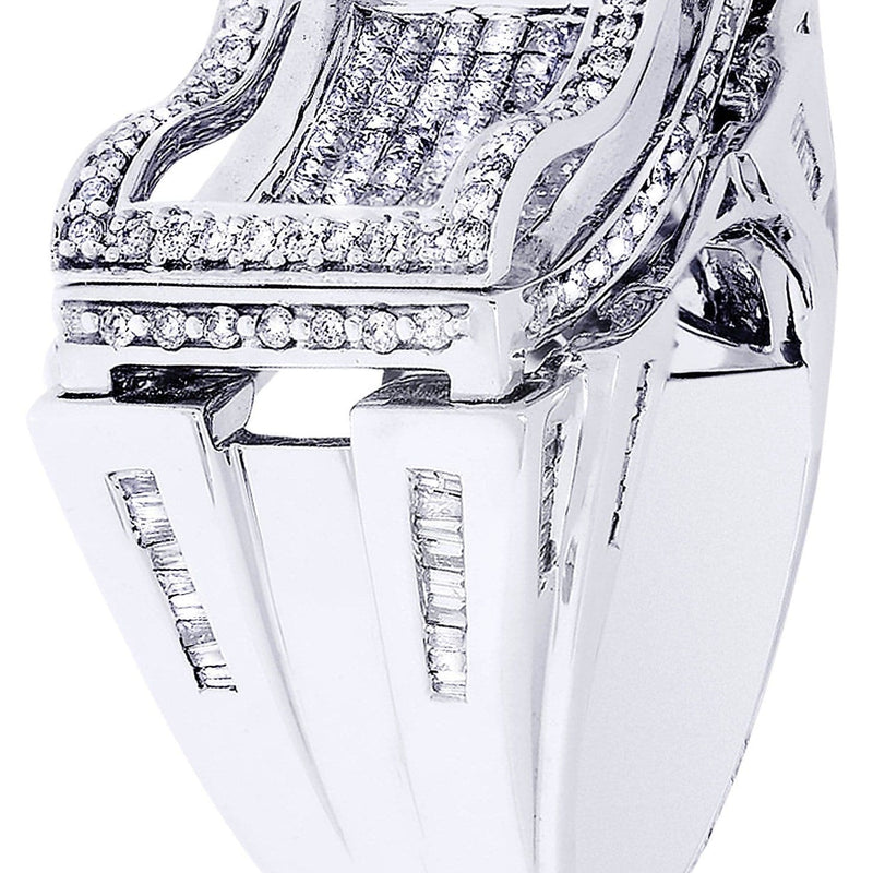 White Gold Mens Diamond Ring| 0.46 Carats| 17.2 Grams