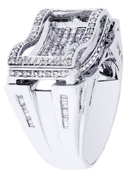 White Gold Mens Diamond Ring| 0.46 Carats| 17.2 Grams