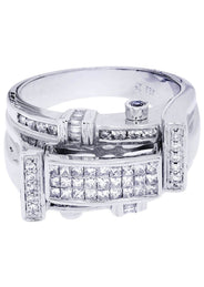 White Gold Mens Diamond Ring| 0.38 Carats| 12.77 Grams