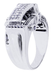 White Gold Mens Diamond Ring| 0.38 Carats| 12.77 Grams