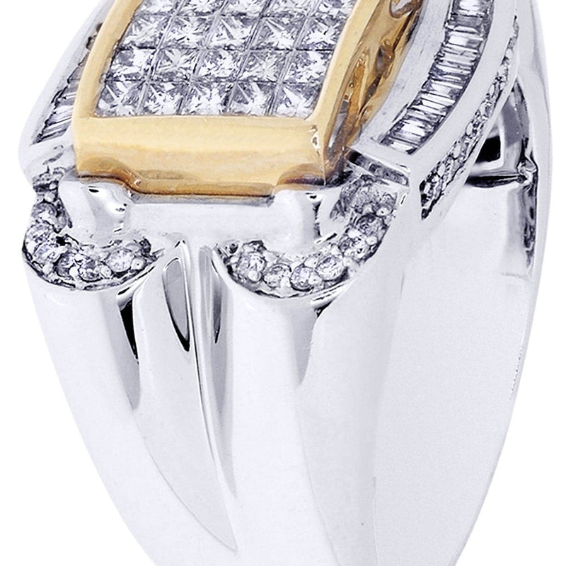 White Gold Mens Diamond Ring| 0.22 Carats| 14.17 Grams