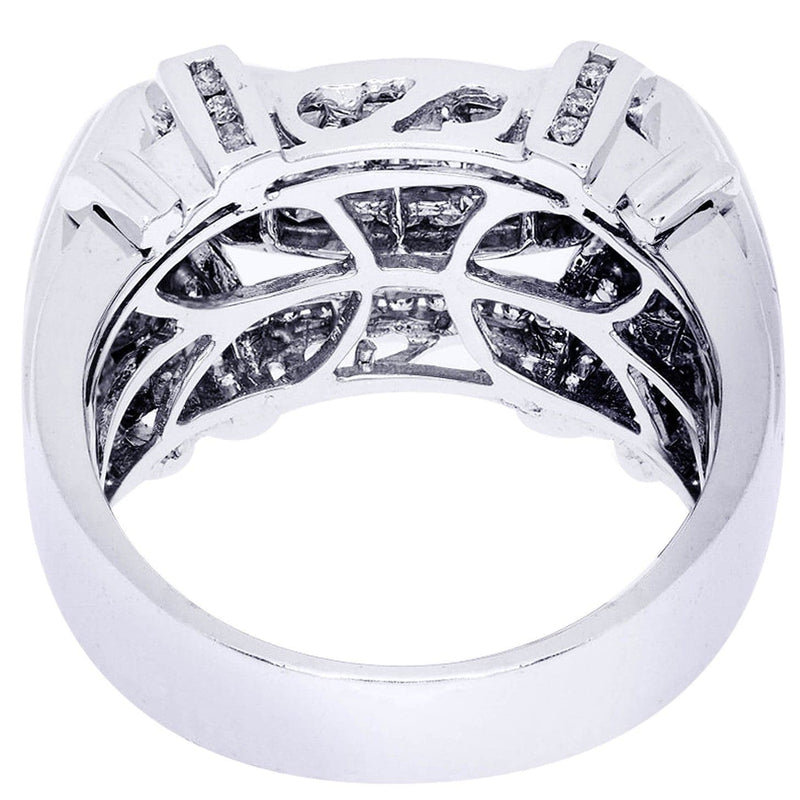 White Gold Mens Diamond Ring| 1.23 Carats| 14.28 Grams