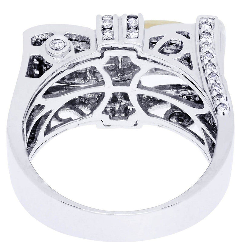 White Gold Mens Diamond Ring| 0.93 Carats| 12.04 Grams