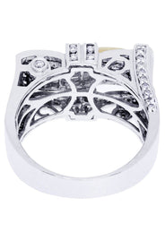 White Gold Mens Diamond Ring| 0.93 Carats| 12.04 Grams
