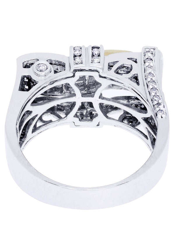 White Gold Mens Diamond Ring| 0.93 Carats| 12.04 Grams