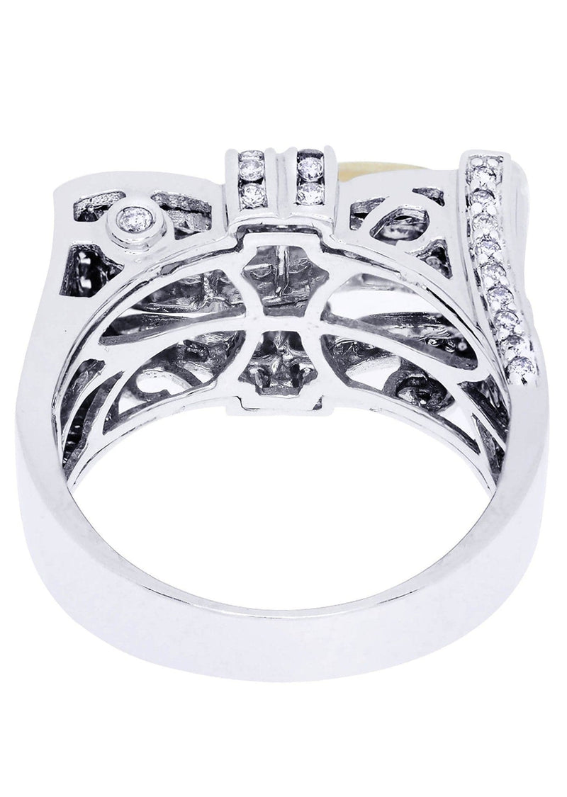 White Gold Mens Diamond Ring| 0.93 Carats| 12.04 Grams