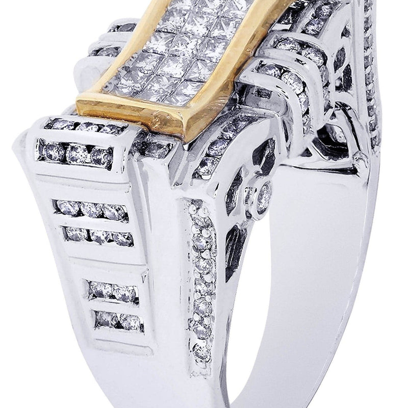 White Gold Mens Diamond Ring| 0.93 Carats| 12.04 Grams