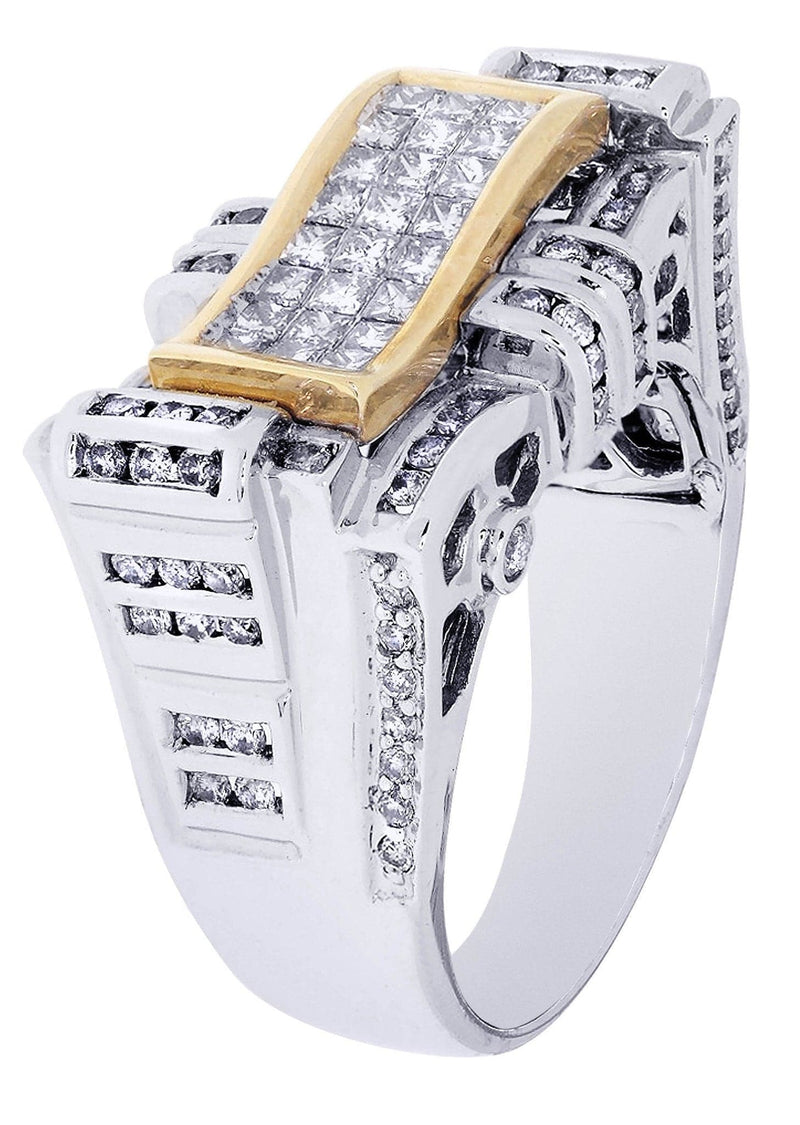 White Gold Mens Diamond Ring| 0.93 Carats| 12.04 Grams
