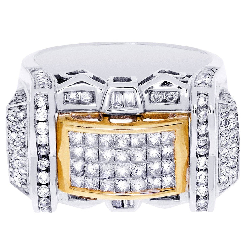 White Gold Mens Diamond Ring| 0.72 Carats| 16.76 Grams