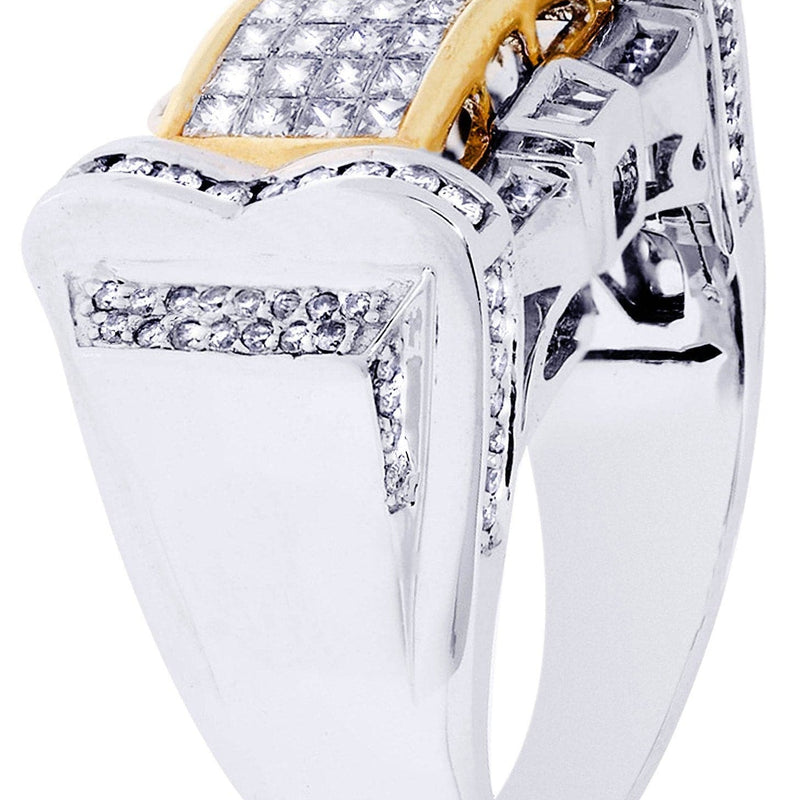 White Gold Mens Diamond Ring| 0.72 Carats| 16.76 Grams