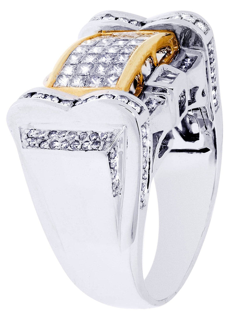 White Gold Mens Diamond Ring| 0.72 Carats| 16.76 Grams