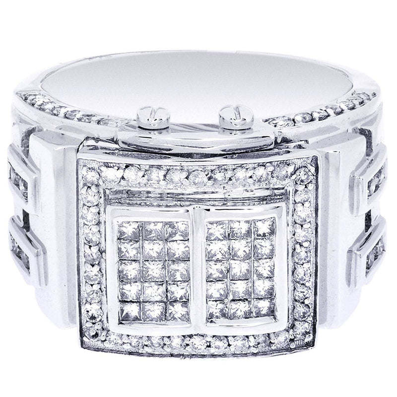 White Gold Mens Diamond Ring| 0.63 Carats| 15.47 Grams