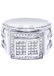 White Gold Mens Diamond Ring| 0.63 Carats| 15.47 Grams