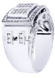 White Gold Mens Diamond Ring| 0.63 Carats| 15.47 Grams