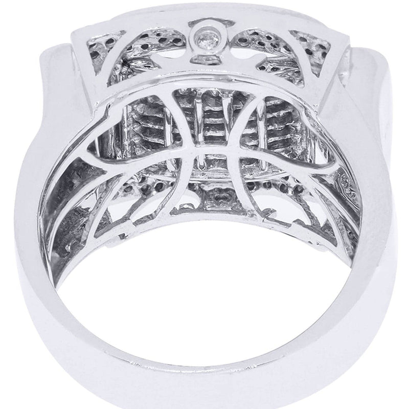 White Gold Mens Diamond Ring| 0.9 Carats| 15.88 Grams
