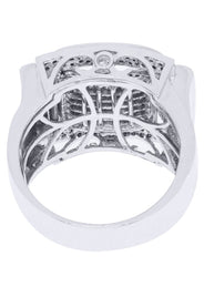White Gold Mens Diamond Ring| 0.9 Carats| 15.49 Grams