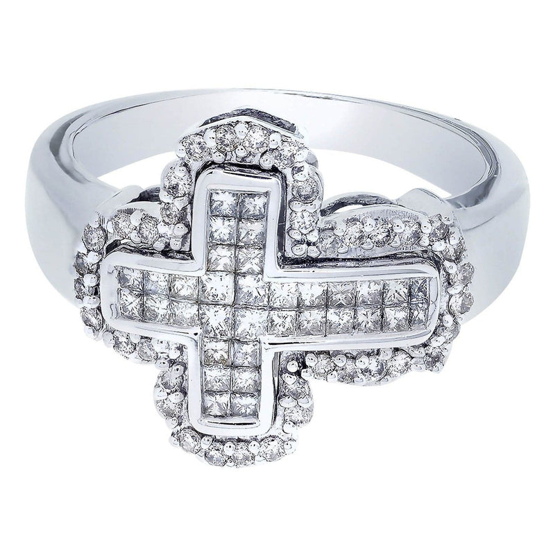 White Gold Mens Diamond Ring| 0.34 Carats| 8.06 Grams