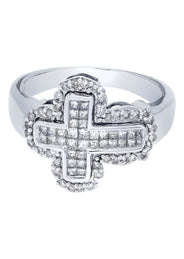 White Gold Mens Diamond Ring| 0.34 Carats| 8.06 Grams