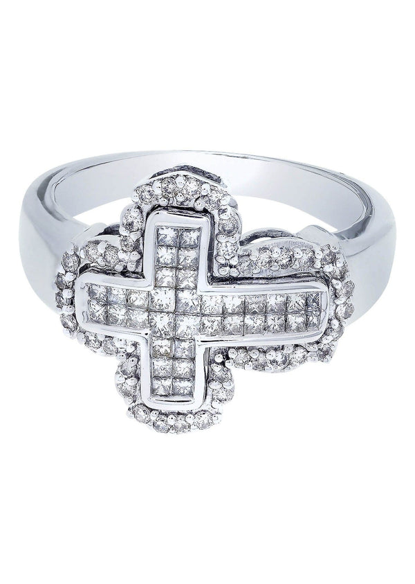 White Gold Mens Diamond Ring| 0.34 Carats| 8.06 Grams