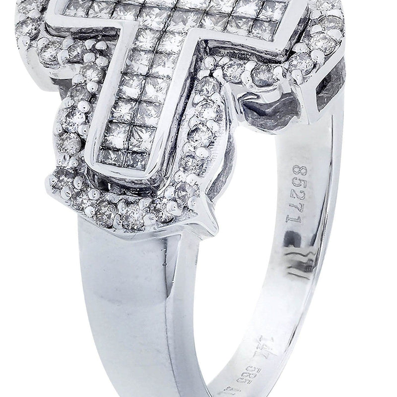 White Gold Mens Diamond Ring| 0.34 Carats| 8.06 Grams