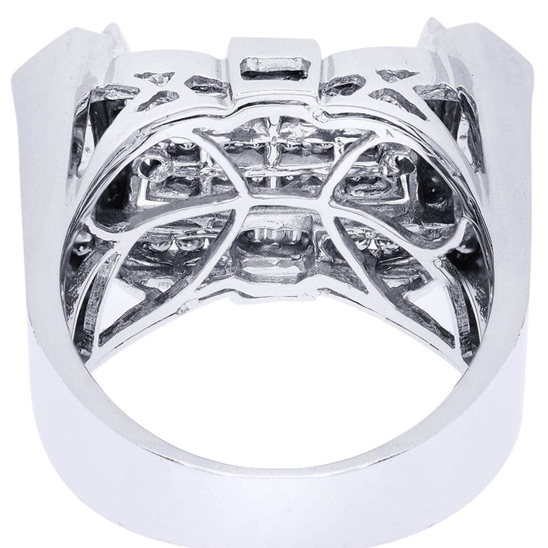 White Gold Mens Diamond Ring| 0.66 Carats| 17.59 Grams