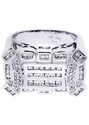 White Gold Mens Diamond Ring| 0.66 Carats| 17.59 Grams