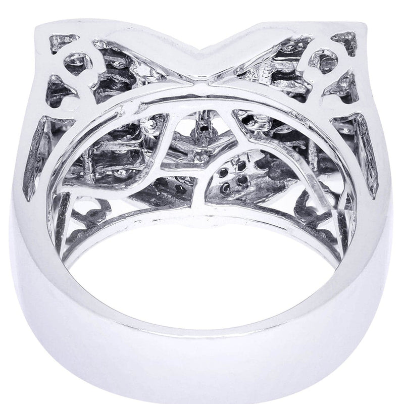 White Gold Mens Diamond Ring| 0.61 Carats| 17.2 Grams