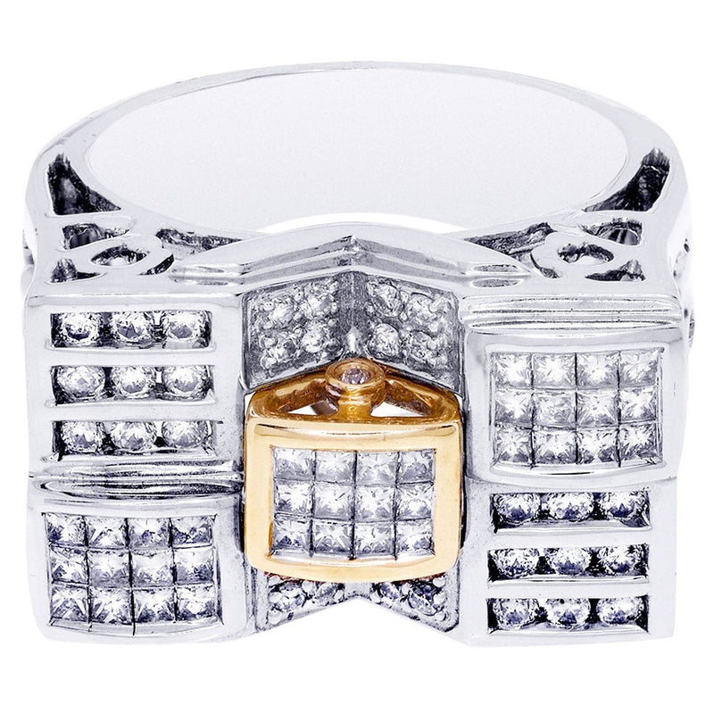 White Gold Mens Diamond Ring| 0.61 Carats| 17.2 Grams