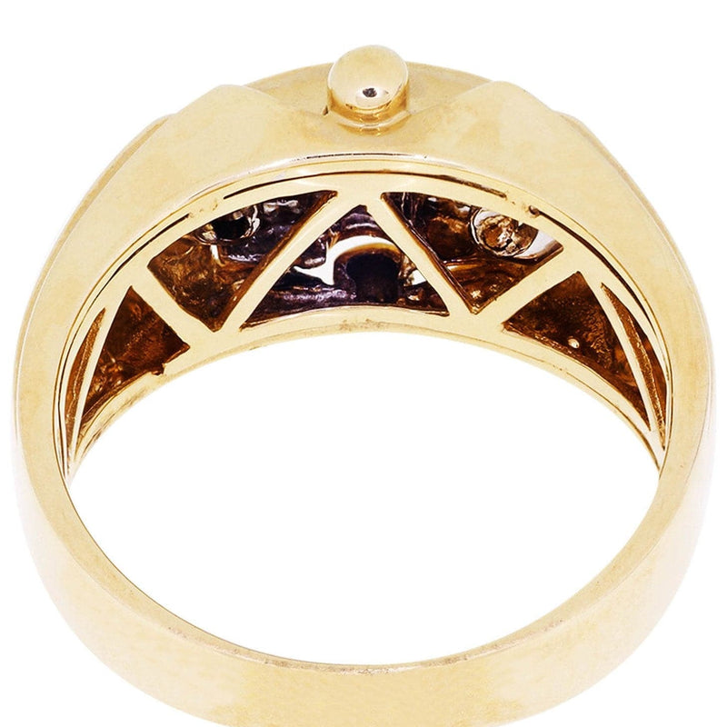 Mens Diamond Ring / Pinky Diamond Ring| 0.42 Carats