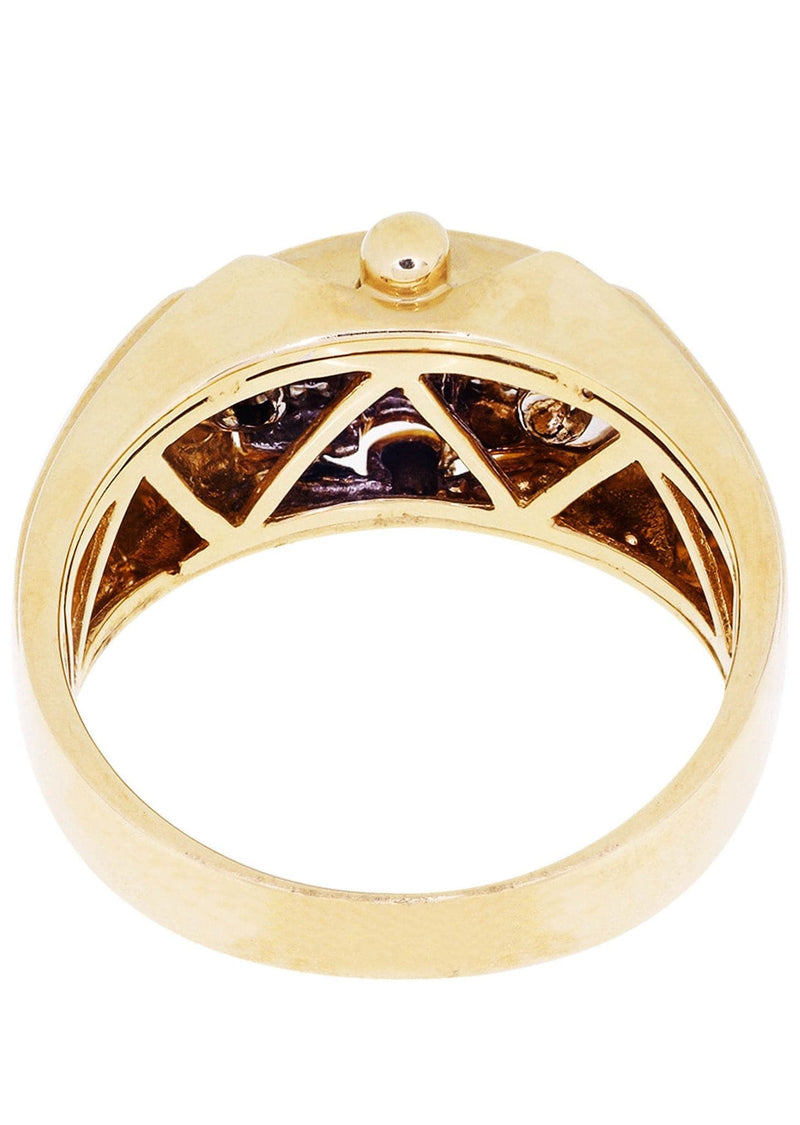 Mens Diamond Ring / Pinky Diamond Ring| 0.42 Carats
