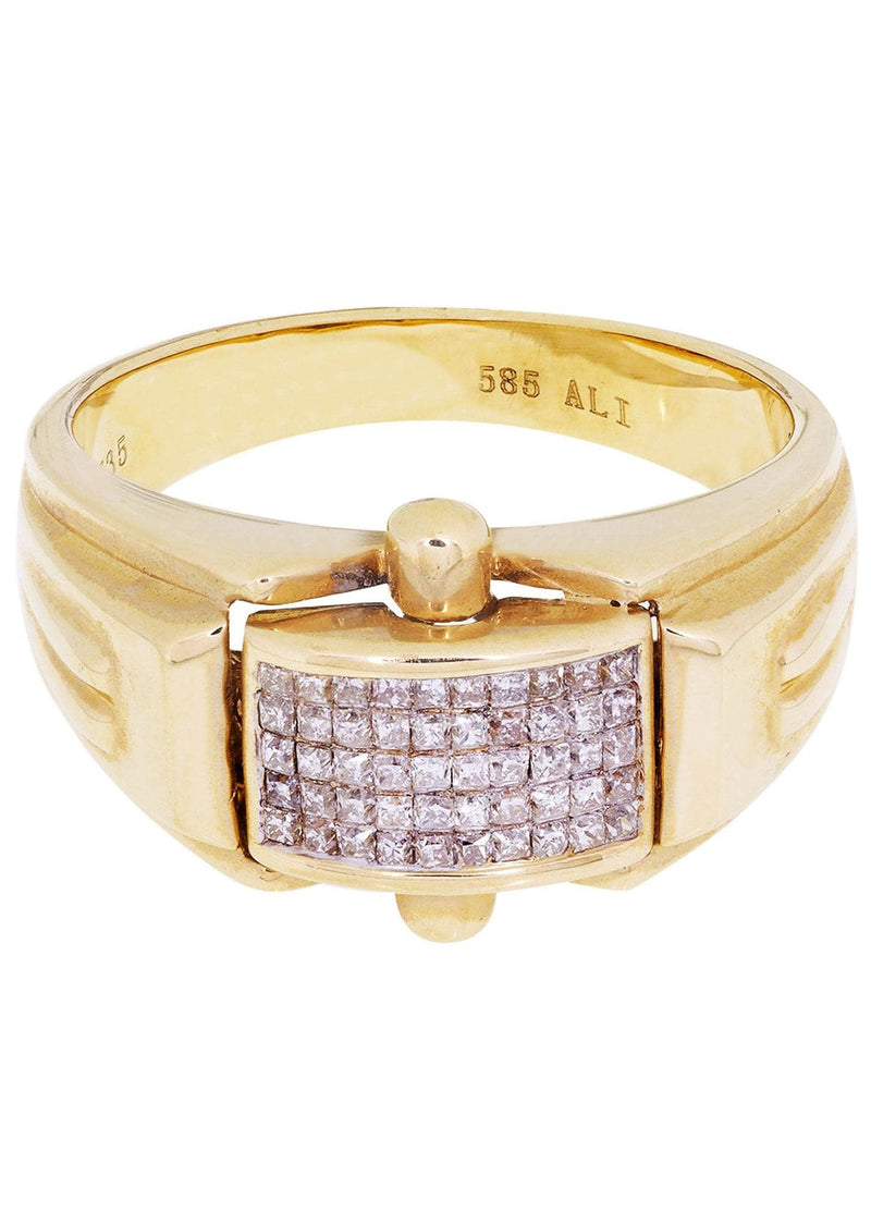 Mens Diamond Ring / Pinky Diamond Ring| 0.42 Carats