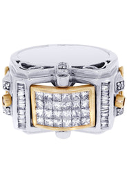 White Gold Mens Diamond Ring| 0.17 Carats| 17.34 Grams